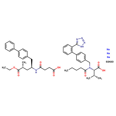Sacubitril valsartan sodium hemipentahydrate
